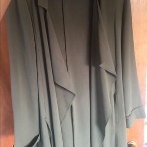 Army green duster